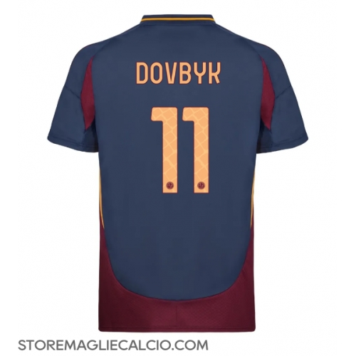 AS Roma Artem Dovbyk #11 Maglia Gara Terza Repliche 2024-25 Maniche Corte AS Roma Artem Dovbyk #11 Maglia Gara Terza Repliche 2024-25 Maniche Corte